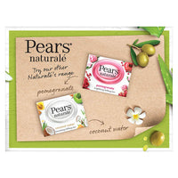 Pears Pure And Gentle Bathing Bar, 125g (Pack Of 8) & Natural Aloe Vera Detoxifying Soap Bar, 125 g (Pack of 3)