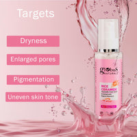 Globus Naturals Rice Ceramide Ayurvedic Face Toner, Enriched with Green Tea and Vitamin E, For Glass Skin,100 ml
