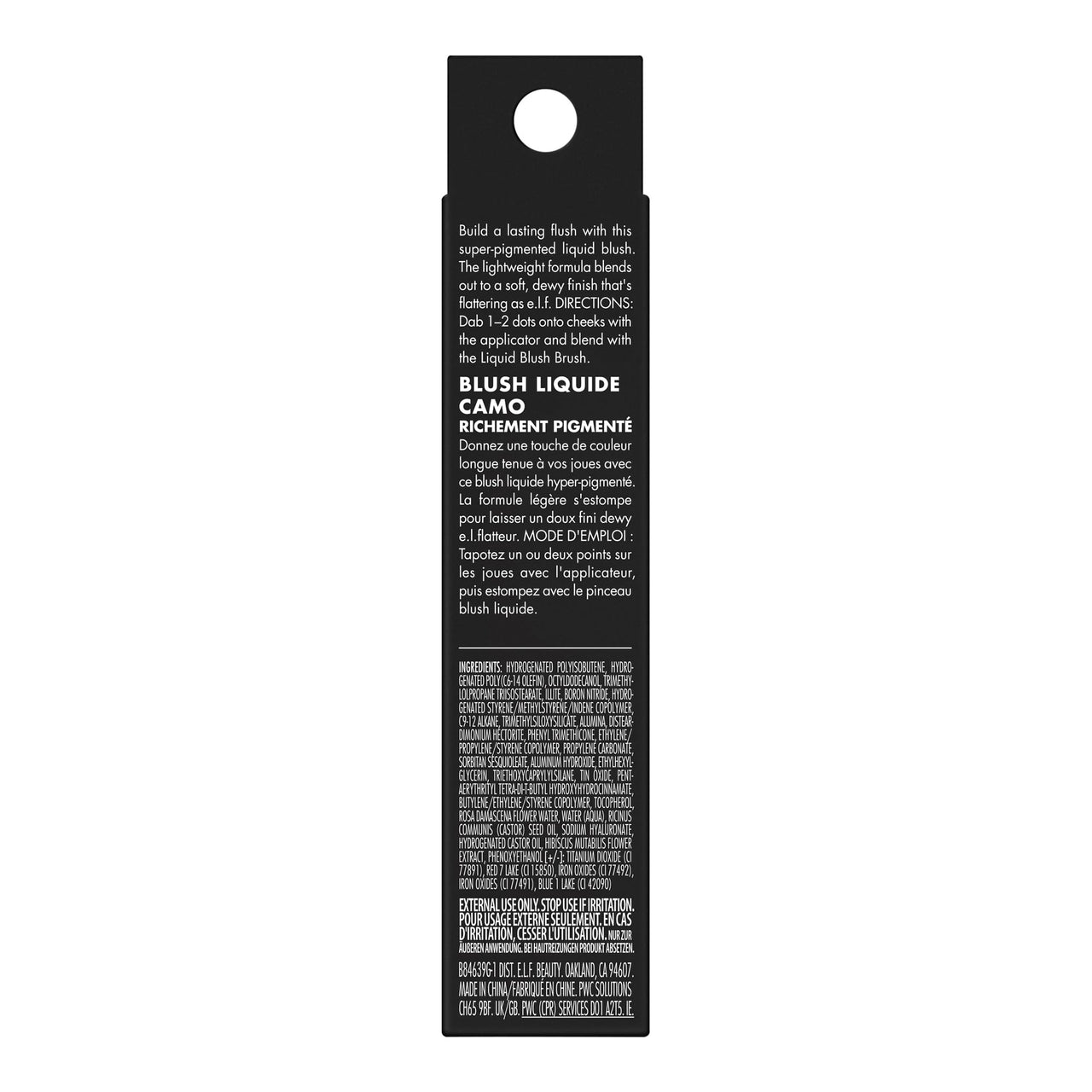 e.l.f. Camo Liquid Blush, Long-lasting Liquid Blush For High-pigment Color, Creates A Soft, Dewy Finish, Vegan & Cruelty-free, Copper Etiquette