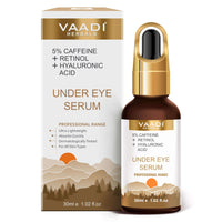 Vaadi Herbals Under Eye Serum With 5% Caffeine & Retinol & Hyaluronic Acid