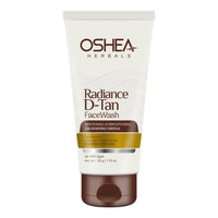 Oshea Herbals Radiance DTan Facewash for All Skin Types | Tan Removal Formula with Brightening Formula | Enriched with Green Apple & Basil Extract | Paraben & Soap Free 50g