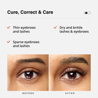 Cureskin Eye Brow & Lash Oil | Nourishes and Strengthens | Eyelash Growth Serum | Lash Serum for Eyelash Growth, 7 ml (Pack of 2)