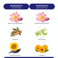 Mitchell USA Day & Night Hair Tonic | Reduces Hair Fall & Maintains Growth | Reduce Frizz And Provides Sun Protection | Lotus Seed Extracts, Argan Oil And Wheat Germ Oil | For Unisex | 100Ml + 100Ml
