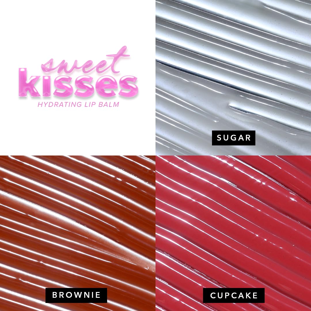SIMPLYNAM Simply Nam Sweet Kisses Hydrating Lip Balm - Brownie (Brown)| Vegan| Hydrating| Jojoba Oil| 3-in-1 Formula