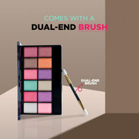 Shryoan All Lit Make-up Kit With 18 Eyeshadow & 3 Highlighter Powder Make-up Palette | Highly Pigmented Pocket Friendly Make-Up Kit | (20 gm) (Shade 02)