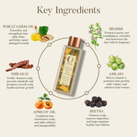 Ohria Ayurveda Honey & Coconut Milk Hair Cleanser | Free from Sulfates, Parabens & Silicones | Ayurvedic Ingredients | Hydrates & Revitalizes Dry, Damaged Hair | For All Hair Types | 50ml