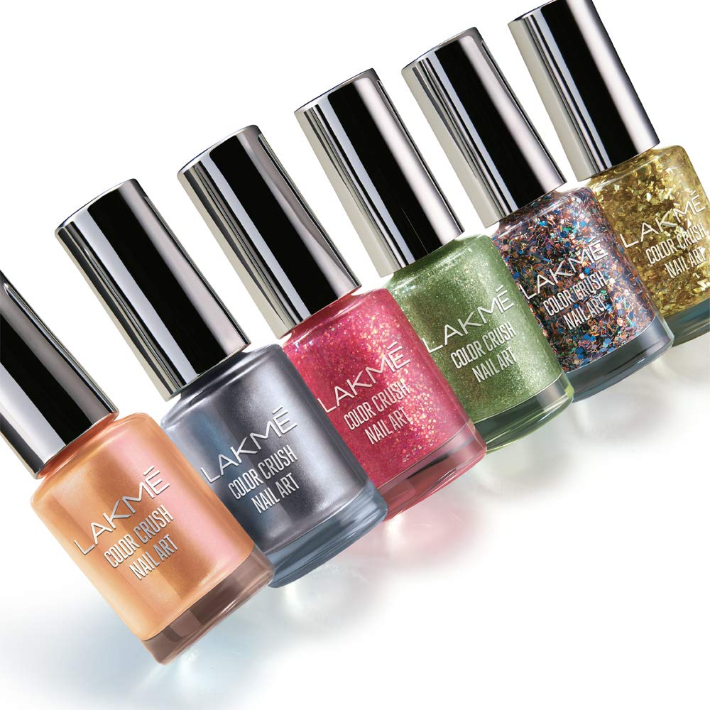 Lakmé Color Crush Nail Art, S5, 6ml