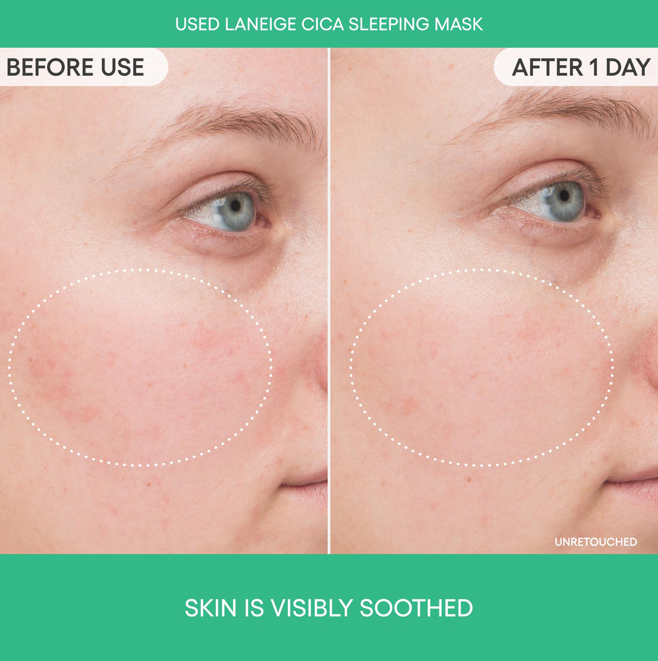Laneige Cica Sleeping Mask for Face(AD) | Soothing & Calming Night Cream for Dry Sensitive Skin | Lightweight | Hydrating Overnight Treatment | Strenthen Skin Barrier | Korean Skincare | 60ml