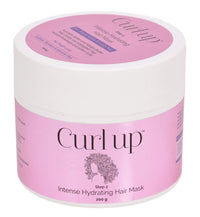 Curl up Intense Hydrating Hair Mask - Deep Conditioner For Curly Hair - Sulphate Paraben & Silicone Free (200 Gram, Fresh)