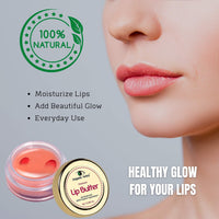 Organic Netra Premium Lip Butter | Moistures Lips | Lips Mask for All Occasions | Perfect for Everyone | Enriched with Organic and Natural Ingredients -8g