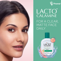 Lacto Calamine Face Lotion for Oil Balance - Combination to Normal Skin - 120 ml & Lacto Calamine Aloe Vera Gel with 99% Pure Natural Aloe Vera, Vitamin E and Glycerin - 150 g - Pack of 1