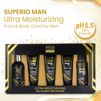 Bryan & Candy Complete Face & Body Care Kit | Gift Set For Men | 100% Vegan | Skin-Friendly pH 5.5 for All Skin Types, SLS & Paraben Free