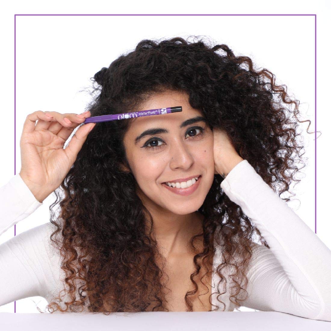 Plum Naturstudio All-Day-Wear Kohl Kajal, Matte Finish Black Brilliance With Free Sharpener, Smudge-Proof, Waterproof, 2-In-1 Eyeliner + Kajal Makeup, 1.2G (Pack of 2)