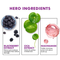 Conscious Chemist® Berry Bright Pore Refining & Brightening Face Mask | For Bright and Clear Skin with Niacinamide & Berry Extracts | 50g