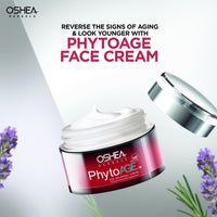 Oshea Herbals PhytoAge Age Reversal Anti Wrinkle Face Cream For All Skin Types | Improves Skin Tone, Age Spots & Under Eye Dark Circles | Free from Paraben & Artificial Color - 50 g… (Pack of 2)