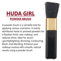 HUDA GIRL All-in-One Makeup Kit with Mirror - Includes 24 Eyeshadow Palette with Brush, 3 Eyebrow Powder, 3 Lip Gloss, 2 Applicator, Blush Contour and Highlighter Palette for Girl & Womens