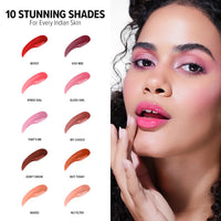 Mila Beauté Gloss Girl Lip Gloss | Enriched With Mango Seed Butter & Hyaluronic Acid | Light Weight & Non-Sticky Formula | Gives Fuller-Lip Effect & Extra Hydration | High Shine Finish-(Not Today, 2.8 ml)