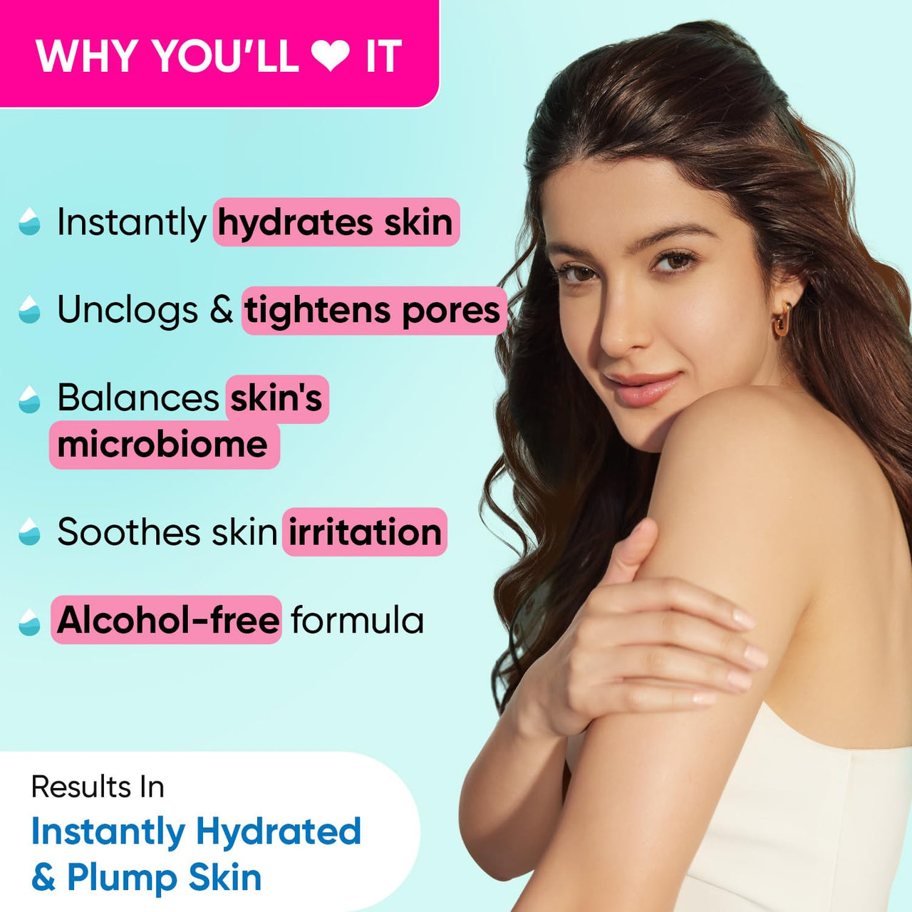 Dot & Key Rice Water Hydrating Toner With Hyaluronic |Rice Water Toner For Dry Skin, Sensitive Skin & Oily Skin |Alcohol-Free |Quick Absorbing & Non Sticky, For Hydrated Skin |Exfoliates Pores |150ml