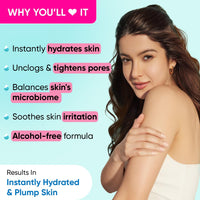 Dot & Key Rice Water Hydrating Toner With Hyaluronic |Rice Water Toner For Dry Skin, Sensitive Skin & Oily Skin |Alcohol-Free |Quick Absorbing & Non Sticky, For Hydrated Skin |Exfoliates Pores |150ml