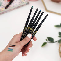 Olivia Eye Lighter Kajal - Turquoise, 0.3G Long Lasting, One Stroke Smooth Glide,Waterproof, Smudgeproof & Fadeproof, Matte Finish Eye Makeup