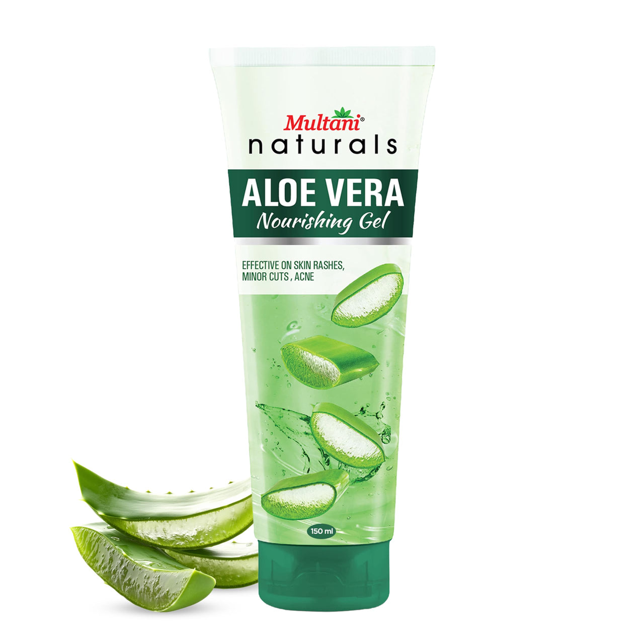 Multani Naturals Aloe Vera Nourising Gel (150ml) For Face & Hair | Hydrating, Moisturizing, Soothing Skin | Multipurpose Gel | Paraben Free