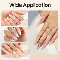 Bolt Bee Professional Builder Gel for Nails - 15ml Nail Extension Gel, Strong UV/LED Soak Off for Nail Sculpting, Durable Nail Enhancement for Salon & Home Use (Nude)