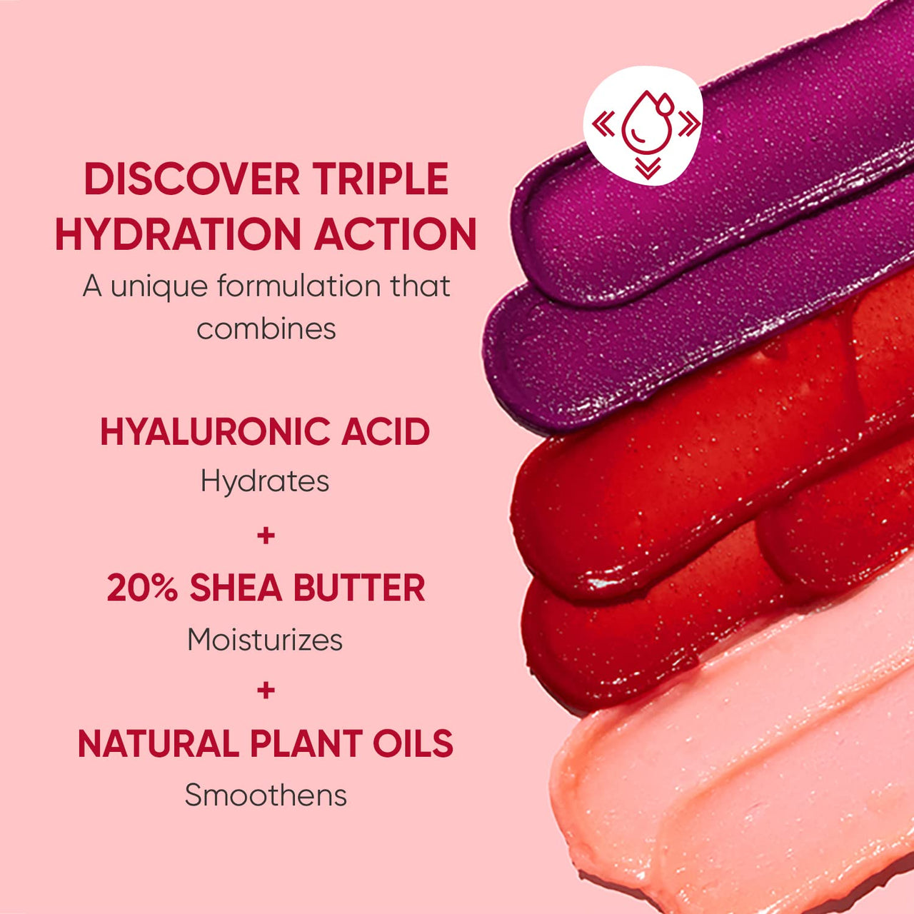 DOT & KEY Lip Plumping Mask With Shea Butter&Vitamin C + E For Naturally Glowing Lips|Smoothes Flaky&Dry Lips|Lip Mask For Soft,Smooth&Plump Lips|(Lingonberry)|15Ml