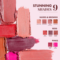 mCaffeine Shades Creamy Matte Kiss Bullet Lipstick | Moisturizing & Lightweight | Comfortable, Non-drying & Long Stay Lipstick | Infused with Cocoa Butter & Vitamin E | Lipstick | 3.5 g - Choco Melt