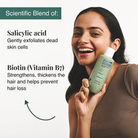 Bare Anatomy Anti Dandruff Shampoo AllHair types 250ml and Chemist At Play 1% Salicylic Acid Exfoliating Body Wash 236ml