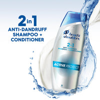 Head & Shoulders 2-in-1 Active Protect, Anti Dandruff Shampoo + Conditioner for Women & Men, 340ML