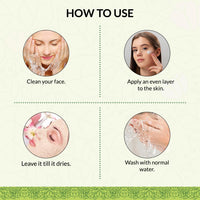 Indus Valley Lightening Brightening Face Mask - Enriched with Rose and Sandalwood (100 ml)