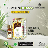 Passion Indulge Natural Hair Fall Control Kit- Argan oil | Ylang Ylang Oil | Free Lemon Grass Oil With Moroccan, Ylang Ylang & Lemon Extract | Combo Pack | (Each 10ml) - Pack of 3