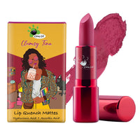 lumsy Cat Clumsy Tina Matte Lipstick – Magenta Shade | Long Lasting, Waterproof, Smudge-Proof & Non-Sticky | Bold Pink Lipstick for Women & Dusky Skin Tone | Hydrating Daily Use Lip Makeup for Office, College & Party