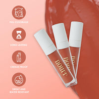 Nourr Orange Corrector | Crease-Resistant, Lightweight & Long-Wearing Concealer | Neutralizes Dark Spots for Medium/Deep Skin | Natural-Looking Full Coverage