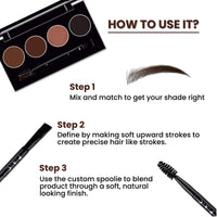 PAC SuperBrowww Palette X4-01 (Arch My Brows)