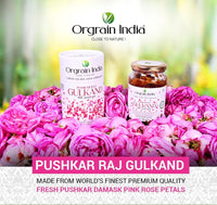 Orgrain India Organic Shatpatri Mishri Gulkand 400g