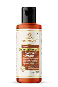 Khadi Orgnaique Herbal Natural Honey Almond Hair Shampoo Pack of 4