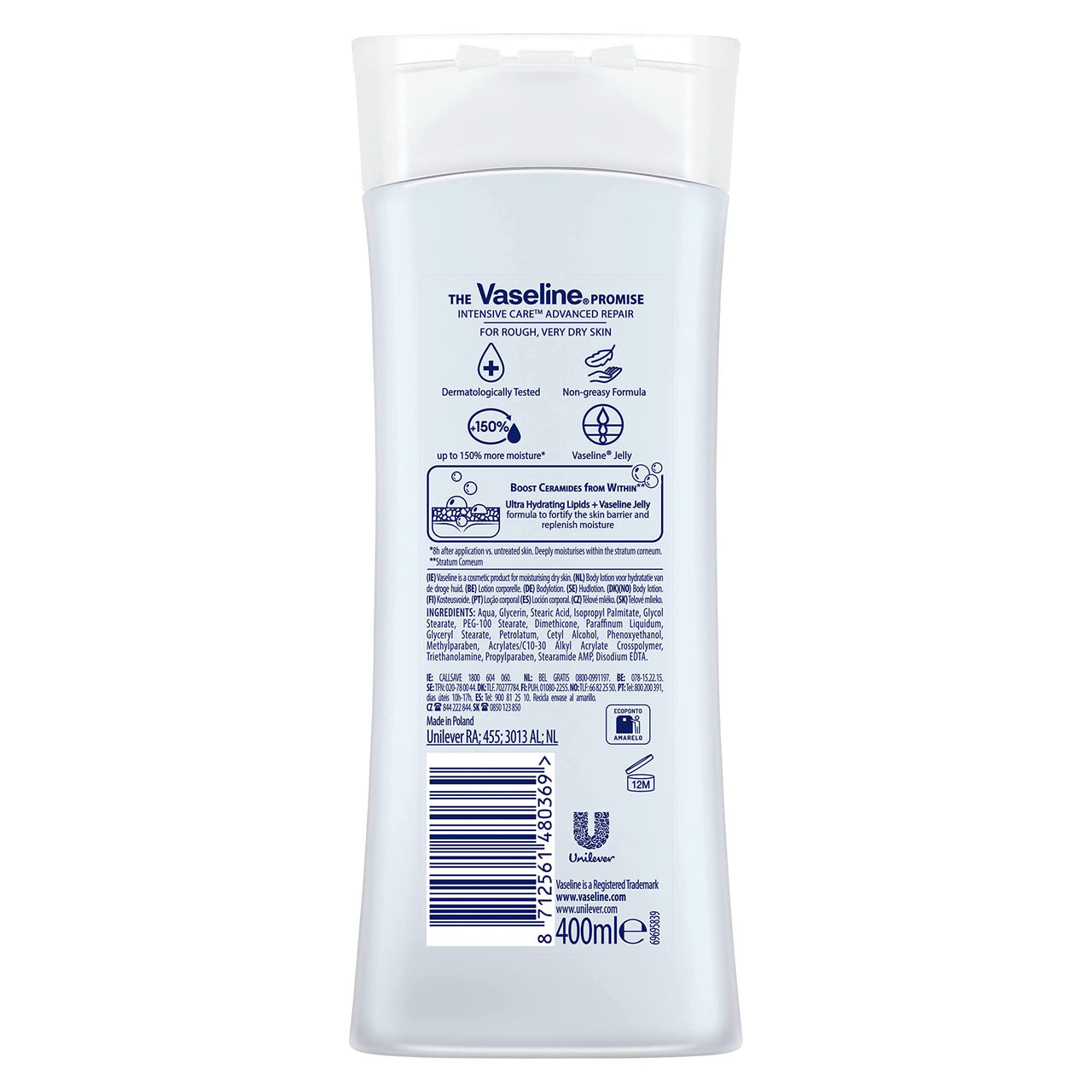 Vaseline Intensive Care Advanced Repair Lotion 400ml