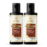Khadi Organique Shikakai Shampoo/Cleanser Pack Of 2, (420 ML)