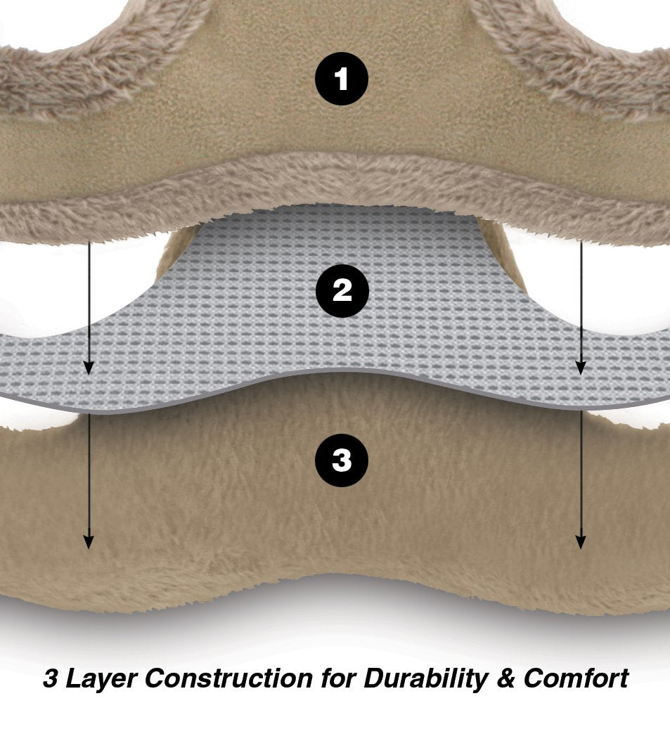 Voyager Step-In Plush Dog Harness  Soft Plush, Step In Vest Harness for Small and Medium Dogs by Best Pet Supplies - Harness (Latte Suede), S (Chest: 14.5 - 16")