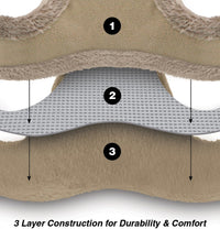 Voyager Step-In Plush Dog Harness  Soft Plush, Step In Vest Harness for Small and Medium Dogs by Best Pet Supplies - Harness (Latte Suede), S (Chest: 14.5 - 16