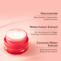 Asaya Moisture Cocoon Creme | Lightweight Moisturizing Cream | Niacinamide, Watermelon & Coconut Water Extract | Soothes, Firms & Adds Glow | Non-Sticky | For Dry to Normal Skin Types | 15 gm
