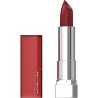Maybelline New York Color Sensational Creamy Matte Lipstick, 696 Burgundy Blush, 3.9g and Maybelline New York Fit Me Matte+Poreless Liquid Foundation Tube, 128 Warm Nude, 18ml