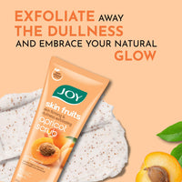 Joy Apricot & Walnut Face & Body Scrub for Blackheads Removal (200gm) | Exfoliating Scrub For All Skin Types | Removes Tan & Dead Skin | 100% Vegan & Gentle on Skin