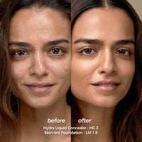 Ruby's Organics Concealer for Face Makeup - Light Weight, Full Coverage, Easily Blendable, Highly Pigmented, Oil Free - for All Skin Types - HC 1, 6.5ml