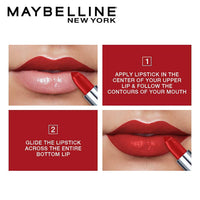 Maybelline New York Color Sensational Loaded Bold Lipstick, Midnight Date, 3.9g and Maybelline New York Color Sensational Creamy Matte Lipstick, 695 Divine Wine, 3.9g