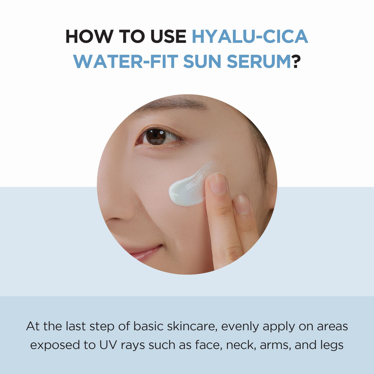 SKIN1004 Madagascar Centella Hyalu-Cica Water-Fit Sun Serum For All Skin Types SPF 50 50Ml