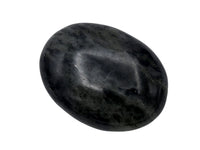Iolite Palm Stone - Pocket Massage Worry Stone for Natural Body Chakra Balancing, Reiki Healing and Crystal Grid Iolite