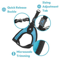 Gooby Escape Free Easy Fit Harness - Orange, Large - No Pull Step-in Patented Small Dog Harness with Quick Release Buckle - Perfect On The Go No Pull Harness for Small Dogs or Medium Dog Harness Large chest (20.25~24.75