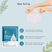 BAKE Retinol + Collagen Peptide Serum Sheet Mask for Anti Aging & Skin Rejuvenation | With Squalane, Rosehip Oil | Paraben Free, 100% Biodegradale Mask | Pack of 2